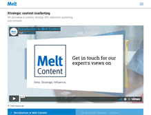 Tablet Screenshot of meltcontent.com